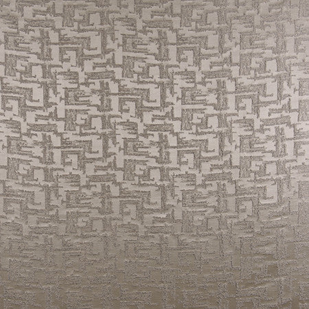 Crossed Paths Oyster by Carole Designer Fabric Marble & Brass 78% Polyester, 22% Cotton India 11 3/8" V, 13 3/8" H 54" - Swanky Fabrics -