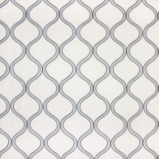 Forever Young Nautic by Carole Designer Fabric Looking Glass 69% Polyester, 23% Cotton, 8% Linen INDIA N/A </p><p>Repeat: 9 1/2" V, 8 1/2" H 52" - Swanky Fabrics -