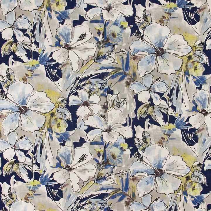 Fashion Formula Ink by Carole Designer Fabric Emerald Ocean 70% Cotton, 30% Linen China Passes 15,000 Double Rubs Wyzenbeek Horizontal: 24 and Vertical: 275 54 - Swanky Fabrics -
