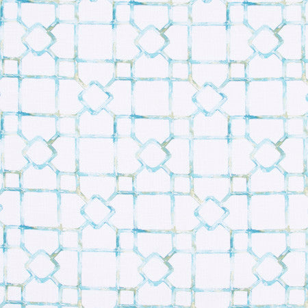 As A Result Lagoon by Carole Designer Fabric Spearmint 100% Polyester China Passes 50,000 Double Rubs Wyzenbeek </p><p>Repeat: 9" V, 8 3/4" H 58" - Swanky Fabrics -