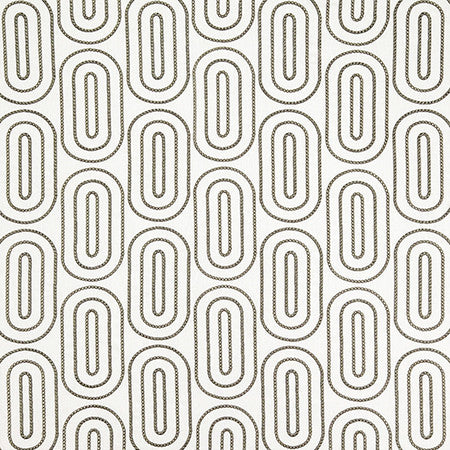Ripple Effect Khaki by Carole Designer Fabric Shape Shifter Base: 60% Poly, 30% Cotton, 10% Linen Embr: 100% Viscose India 7 1/2" V, 8 1/2 H 50.5" - Swanky Fabrics -
