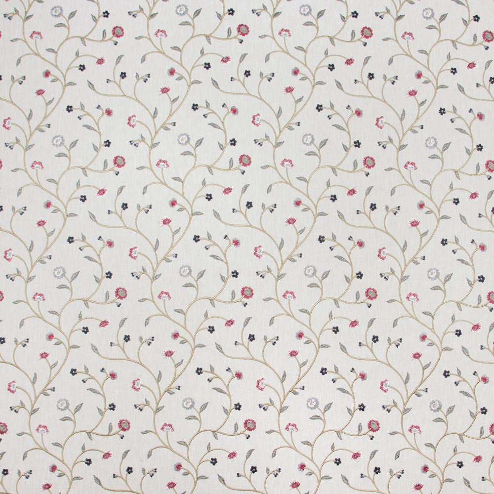 Falling In Love Potpourri by Carole Designer Fabric Coconut Cream 52% Cotton, 48% Polyester India Passes 30,000 Double Rubs Wyzenbeek Horizontal: 925 and Vertical: 925 53 - Swanky Fabrics -