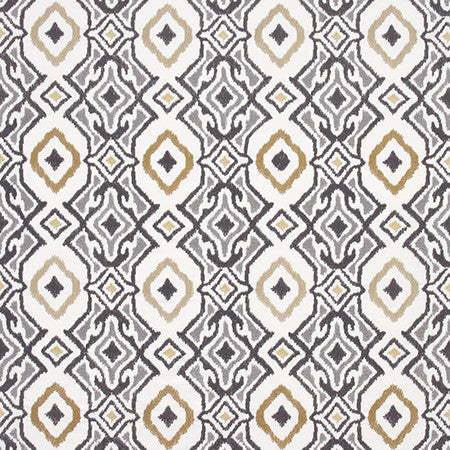 Forever Means Graphite by Carole Designer Fabric Artisan Base: 100% Cotton. Embr: 60% Cotton, 40% Spun Poly INDIA N/A 15"V, 6 1/2" H 52" - Swanky Fabrics -