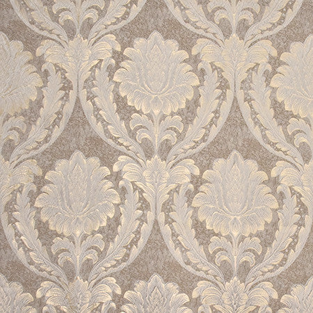 Place Among Taupe by Carole Designer Fabric Wellington 100% Polyester CHINA N/A 21 1/2" V, 14" H 55" - Swanky Fabrics -
