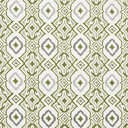 Forever Means Grass by Carole Designer Fabric Artisan Base: 100% Cotton. Embr: 60% Cotton, 40% Spun Poly INDIA 15"V, 6 1/2" H 52" - Swanky Fabrics -