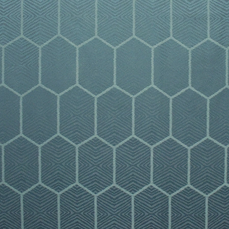 Break Free Peacock by Carole Designer Fabric State Of The Art 73% Recycled Polyester, 27% Polyester INDIA 12 1/2" V, 4 1/2" H 55" - Swanky Fabrics -