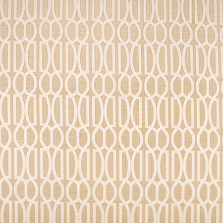 Double Coverage Flax by Carole Designer Fabric Modern Castle 74% POLYESTER, 26% VISCOSE INDIA 9 1/4" V, 4 1/2" H 55" - Swanky Fabrics -
