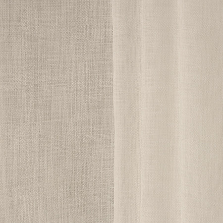Calm Breeze Ivory by Carole Designer Fabric Sheer Philosophy 100% Polyester France N/A </p><p>Repeat: None 138" - Swanky Fabrics -