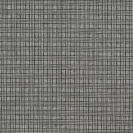 Newsworthy Graphite by Carole Designer Fabric Well Suited 51% Polyester, 49% Cotton 60,000 Wyzenbeek Double Rubs 1 1/8" V, 1 1/8" H 55" - Swanky Fabrics -
