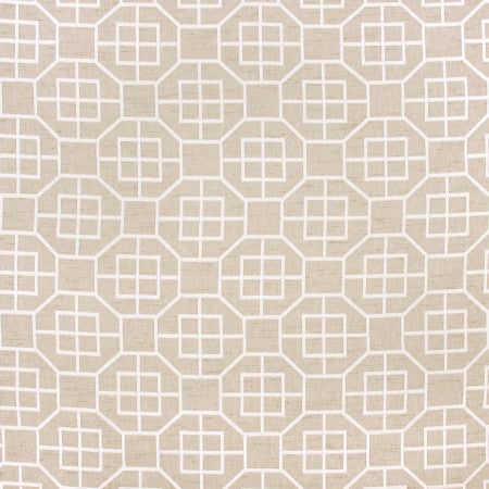 Photo Session Parchment by Carole Designer Fabric COCONUT CREAM 61% Polyester, 39% Cotton India N/A Horizontal: 9 1/2" and Vertical: 10 1/4" V 52" - Swanky Fabrics -