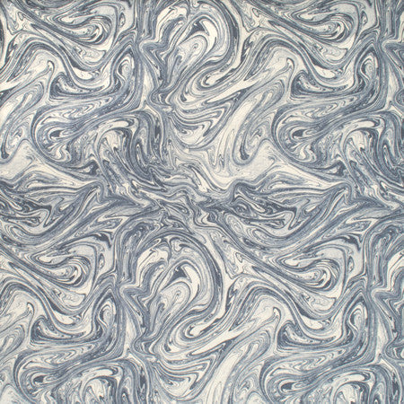 Feeling Free Indigo by Carole Designer Fabric Bluebell 82% Polyester, 18% Linen China 27" V, 27" H 54" - Swanky Fabrics -