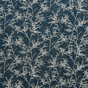 Carole Fabric Bare Trees Blue Pearl