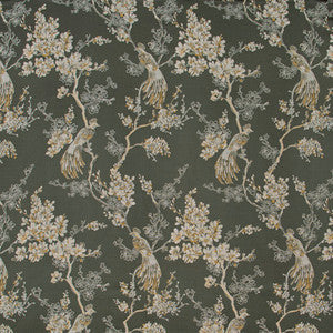 Carole Fabric Bird In Waiting Graphite