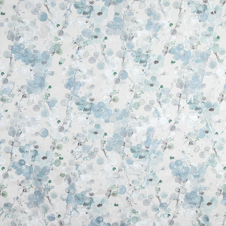 Nickname Seamist by Carole Designer Fabric Making Waves Base: 100% Cotton Embr: 100% Rayon 9,000 Wyzenbeek Double Rubs 18 1/2" V, 25" H HD 50" - Swanky Fabrics -