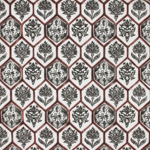 Carole Fabric Be Merry Rust