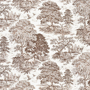 Carole Fabric Wild Horses Driftwood