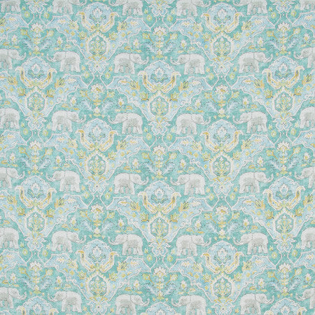 Elephant Parade Caribe by Carole Designer Fabric Jungle Safari 55% Linen, 45% Viscose-Soil Release S Korea Passes 27,000 Double Rubs Wyzenbeek Horizontal: 13 1/2" and Vertical: 13 1/2" V 54" - Swanky Fabrics -