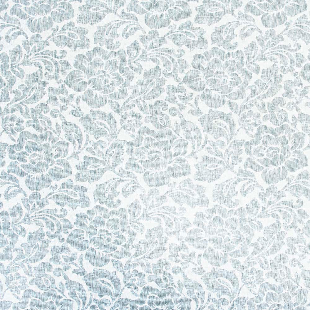 Marchwood Dew by Carole Designer Fabric Pink Jade 91% Polyester, 6% Cotton, 3% Linen India 18,000 Wyzenbeek Double Rubs Horizontal: 13.625 and Vertical: 18.75 54 - Swanky Fabrics -