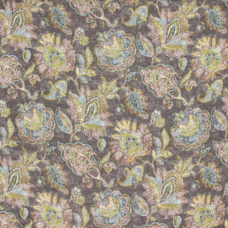 Vintage Touch Chocolate by Carole Designer Fabric Refined Beauty 55% Linen, 45% Viscose, Water & Soil Rep South Korea Passes 12,000 Double Rubs Wyzenbeek 27 1/2" V, 26" H 55" - Swanky Fabrics -