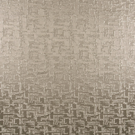 Crossed Paths Pewter by Carole Designer Fabric Marble & Brass 78% Polyester, 22% Cotton India N/A 11 3/8" V, 13 3/8" H 54" - Swanky Fabrics -