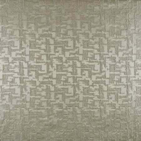 Crossed Paths Celadon by Carole Designer Fabric Marble & Brass 78% Polyester, 22% Cotton India N/A </p><p>Repeat: 11 3/8" V, 13 3/8" H 54" - Swanky Fabrics -