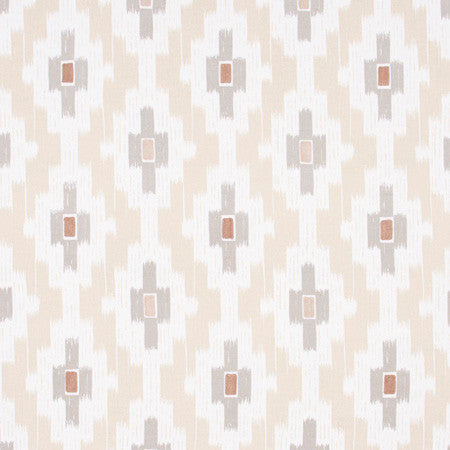 Path Finder Buttercream by Carole Designer Fabric Portobello 95% Cotton, 5% Viscose India 9" V, 9" H 50" - Swanky Fabrics -
