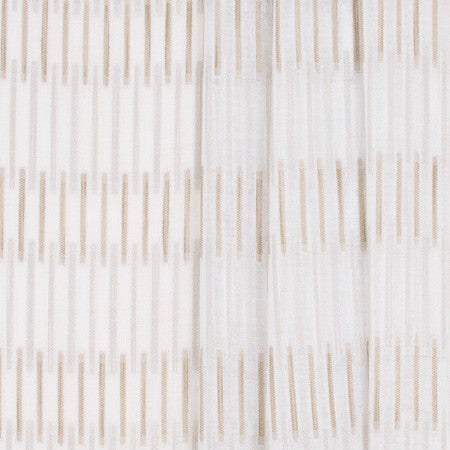 Roped Around Taupe by Carole Designer Fabric Sheer Marvel 100% Polyester TURKEY N/A </p><p>Repeat: 7 1/2" V, 7/8" H 118" - Swanky Fabrics -