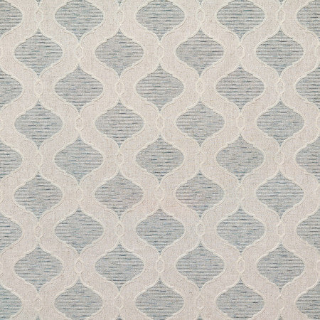 You Guessed It Iris by Carole Designer Fabric Misty Glen Base: 85% Polyester, 9% Linen, 4% Viscose, 2% Acrylic Embr: 57% Viscose, 23% Polyester, 20% Acrylic India 7 5/8" V, 4 1/4" H 51"" - Swanky Fabrics -