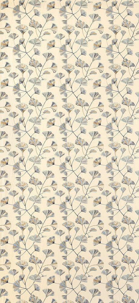Reach For Me Mineral by Carole Designer Fabric Wallflower Base: 34% Viscose, 33% Poly, 33% Linen. Embr: 100% Rayon CHINA 91,000 Wyzenbeek Double Rubs 15 1/4" V, 18" H 54" - Swanky Fabrics -