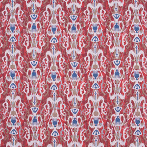 Carole Fabric Hunts Point Red Cobalt