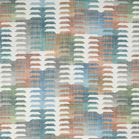 Canyon Crossing Autumn by Carole Designer Fabric Go West 36% Polyester, 26% Cotton, 22% Viscose, 16% Linen 50,000 Wyzenbeek Double Rubs 26" V, 26 1/4" H 52 1/2" - Swanky Fabrics -