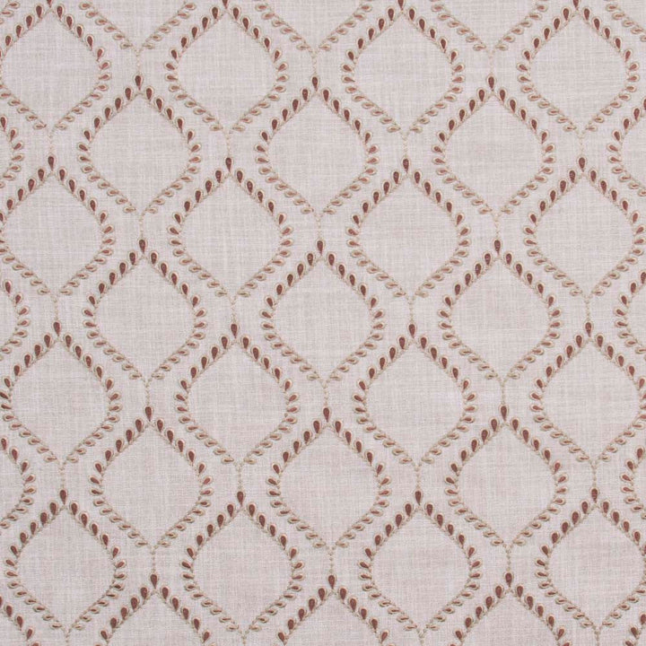 Crown Jewel Harvest by Carole Designer Fabric Red Sea 100% Polyester India 30,000 Wyzenbeek Double Rubs Horizontal: 6.5 and Vertical: 6 52 - Swanky Fabrics -