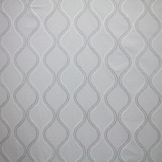 Intriguing Path Moonlight by Carole Designer Fabric Frosted Glass 85% Cotton, 10% Viscose, 5% Polyester India 6 1/4" V, 7 7/8" H 52" - Swanky Fabrics -