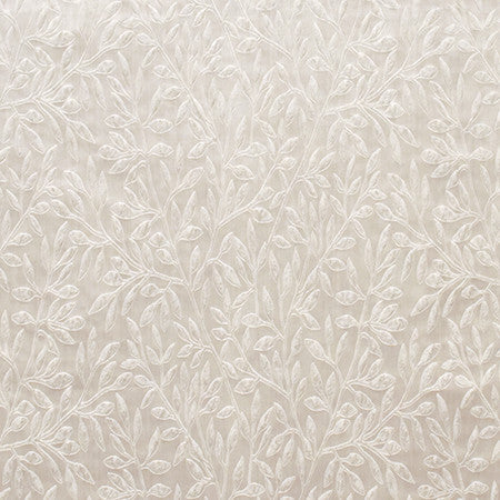 Trailing Away Cream by Carole Designer Fabric Wellington 59% Polyester, 41% Cotton INDIA 21,000 Wyzenbeek Double Rubs 14"V, 13 3/8" H 53.5" - Swanky Fabrics -