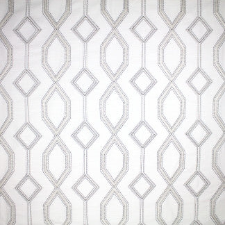 Place Card Platinum by Carole Designer Fabric Frosted Glass 80% Cotton, 10% Viscose. 10% Zari India N/A Horizontal: 8 1/2" and Vertical: 7 1/2" 51" - Swanky Fabrics -