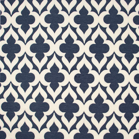 Dobbs Ferry Cobalt by Carole Designer Fabric Blue Forest 62% Polyester, 31% Cotton Turkey N/A </p><p>Repeat: 13 3/4" V, 7" H 58" - Swanky Fabrics -