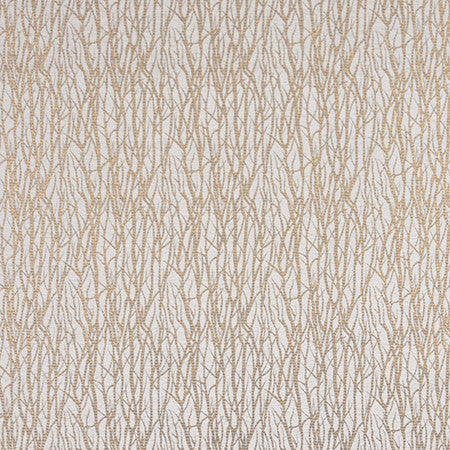 Winter Branches Champagne by Carole Designer Fabric Marble & Brass 92% Polyester, 8% Metallic India 8 1/2" V, 6 3/4" H 57" - Swanky Fabrics -