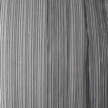 All Lined Up Noir by Carole Designer Fabric Sheer Luxury 100% Polyester-Weighted Hem INDIA N/A None 116" - Swanky Fabrics -
