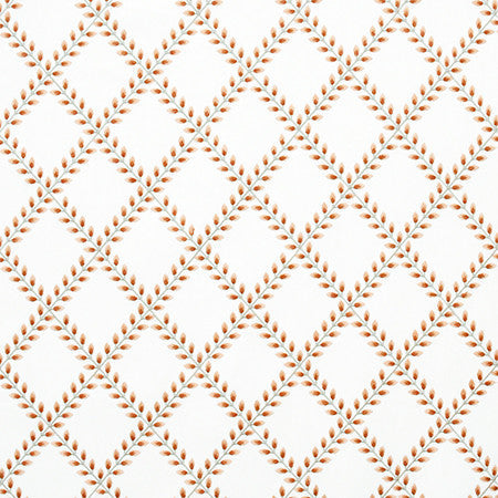 Diamond Petals Coral by Carole Designer Fabric Wellington Base: 100% Polyester. Embr: 100% Viscose INDIA 51,000 Wyzenbeek Double Rubs 6" V, 5 3/8" H HD 55" - Swanky Fabrics -