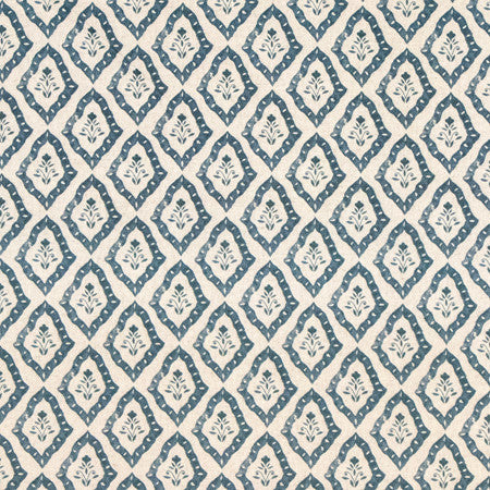 Colleen Indigo by Carole Designer Fabric Making Waves 85% Cotton, 15% Linen 45,000 Martindale Circular Rubs 2 3/8" V, 2 3/8" H 54" - Swanky Fabrics -