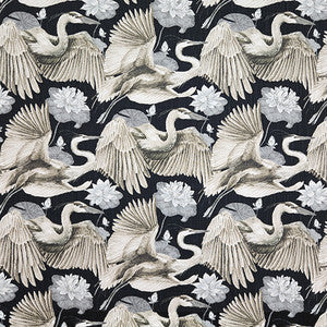Carole Fabric Bird Song Onyx