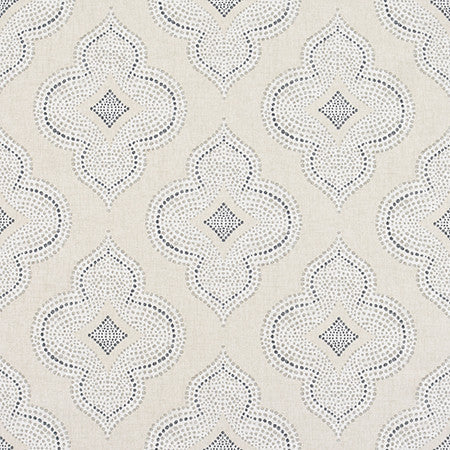 Norden Ridge Linen by Carole Designer Fabric Moonstone 100% Cotton-Soil Repellent Usa 13 1/4" V, 13 1/4" H HD 56.5" - Swanky Fabrics -