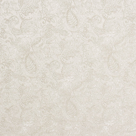 Achievement Flax by Carole Designer Fabric Radiance 99% Polyester, 1% Lycra India 15 1/4" V, 14" H 56" - Swanky Fabrics -