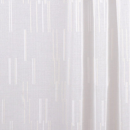 Funny Thing Bisque by Carole Designer Fabric Sheer Movement 100% Polyester Turkey 15" V, 12 1/2" H 118" - Swanky Fabrics -