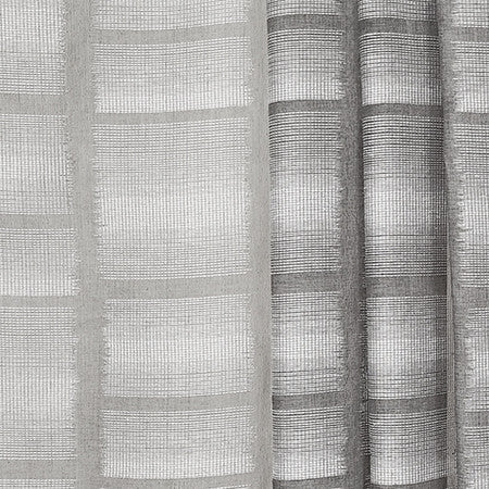 Drafted Graphite by Carole Designer Fabric Perfect Balance 94% Polyester, 6% Linen Turkey 11 1/2" V, 11" H HD 58.5" - Swanky Fabrics -