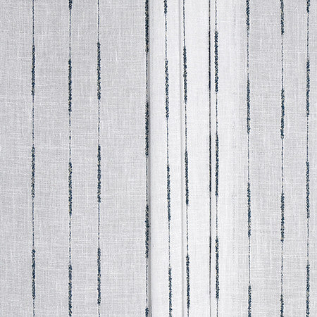 Floating Free Surf Blue by Carole Designer Fabric Sheer Impressions 100% Polyester N/A 5" V, 15" H 121" - Swanky Fabrics -