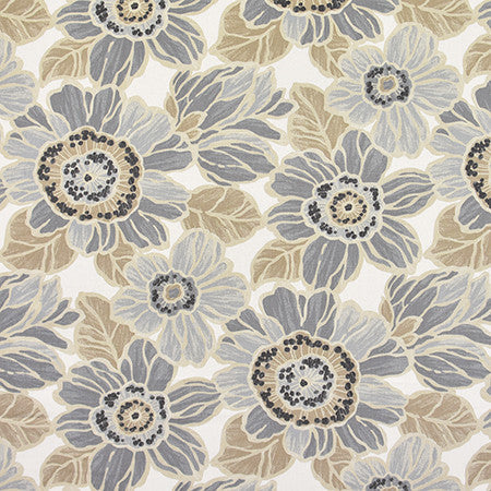 Ground Up Sand by Carole Designer Fabric Moonstone 100% Cotton-Soil Repellent Usa 27" V, 27" H 56.5" - Swanky Fabrics -