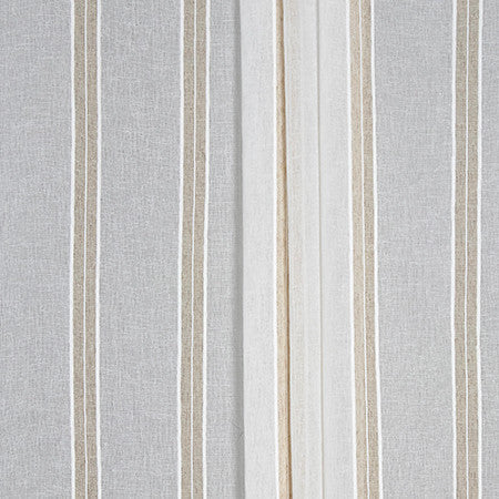 Sweet Memories Oatmeal by Carole Designer Fabric Sheer Impressions 100% Polyester N/A 4 3/4" H 117" - Swanky Fabrics -