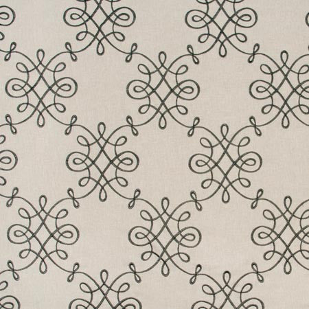 State Of Grace Mocha by Carole Designer Fabric ONYX & IVORY 60% Polyester, 30% Cotton, 10% Linen India N/A Horizontal: 13" and Vertical: 15 3/4" 50" - Swanky Fabrics -
