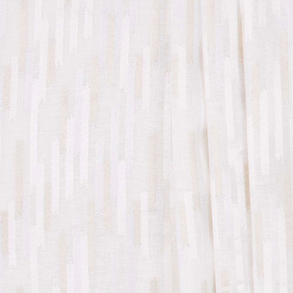 Fenced In Cloud by Carole Designer Fabric Sheer Intrigue 54% Linen, 32% Cotton, 14% Polyester India N/A Horizontal: 9 and Vertical: 9 52 - Swanky Fabrics -